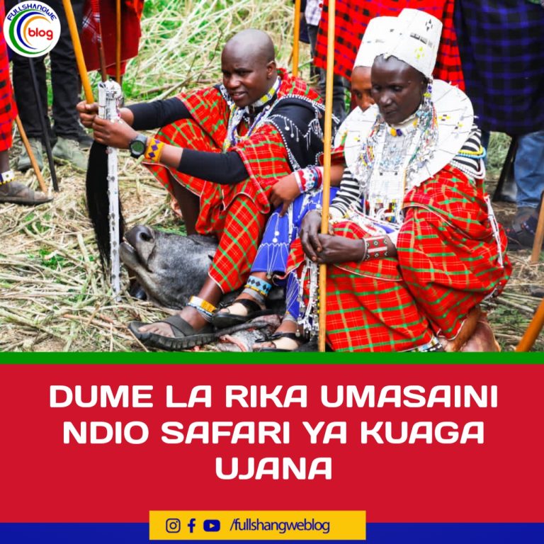 DUME LA RIKA UMASAINI NDIO SAFARI YA KUAGA UJANA