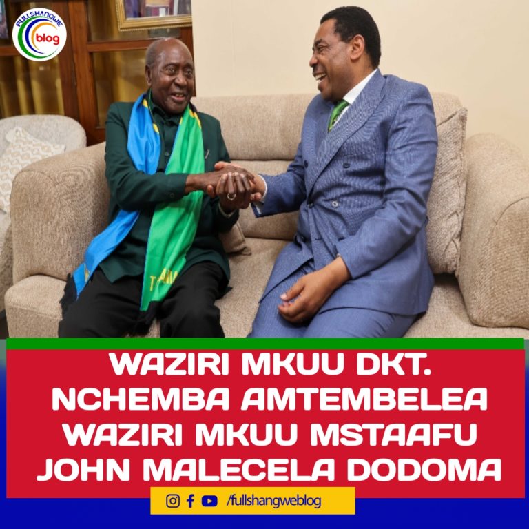 WAZIRI MKUU DKT. NCHEMBA AMTEMBELEA WAZIRI MKUU MSTAAFU JOHN MALECELA DODOMA