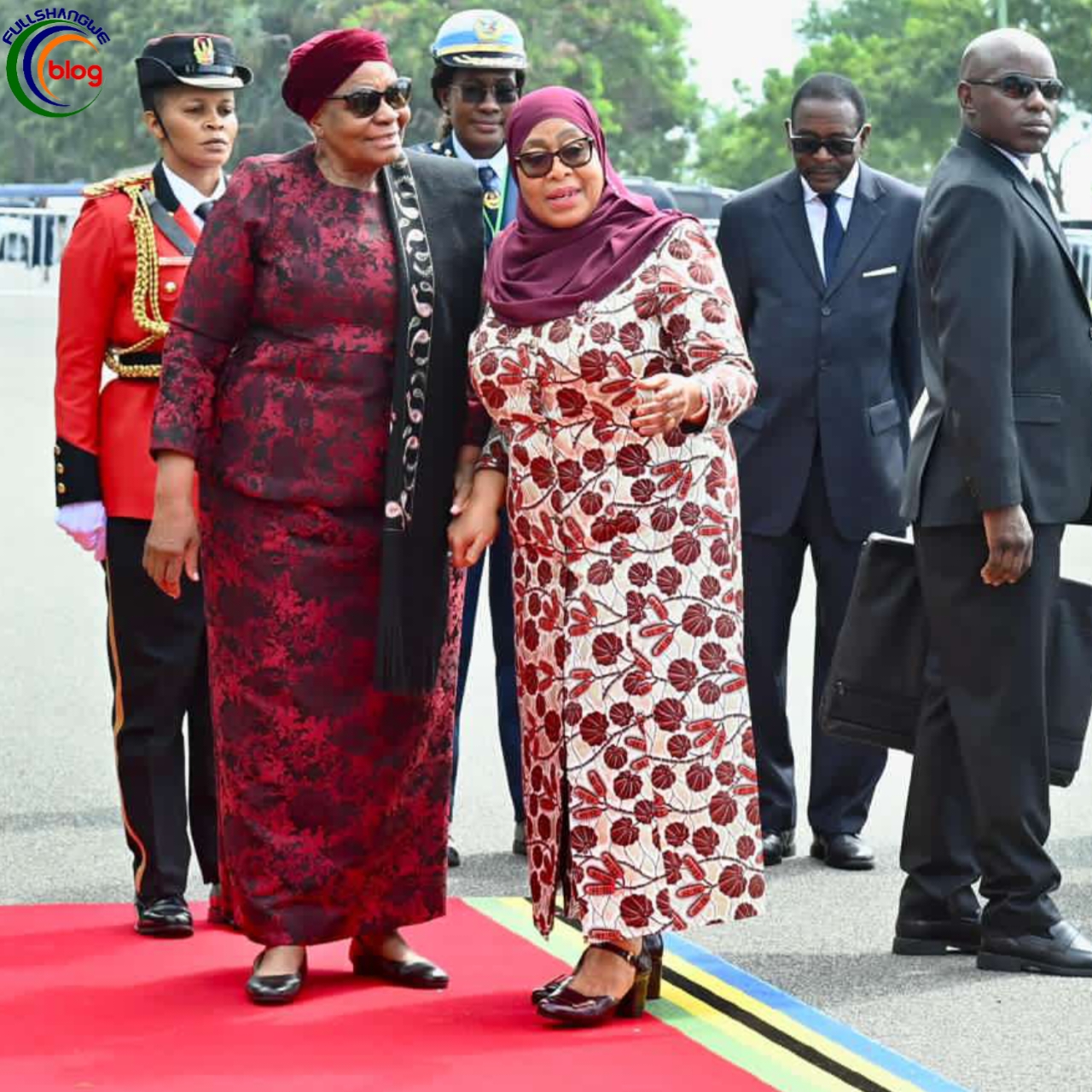 RAIS DKT. SAMIA NA MGENI WAKE RAIS DKT. NETUMBO NDAITWAH WA NAMIBIA IKULU DAR ES SALAAM