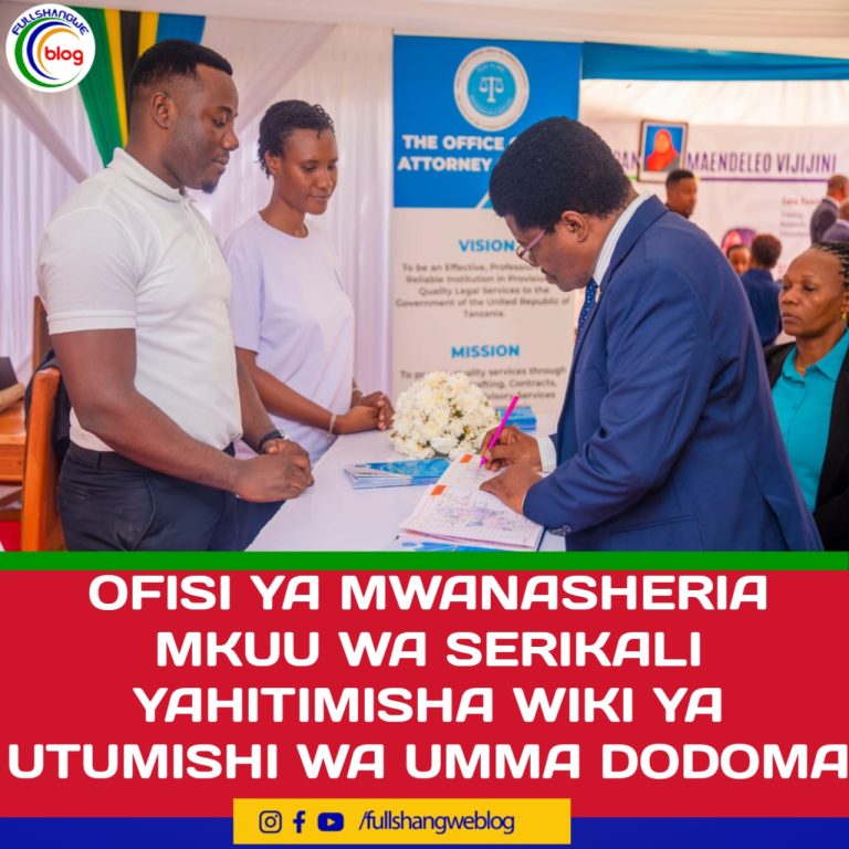 OFISI YA MWANASHERIA MKUU WA SERIKALI YAHITIMISHA WIKI YA UTUMISHI WA UMMA DODOMA