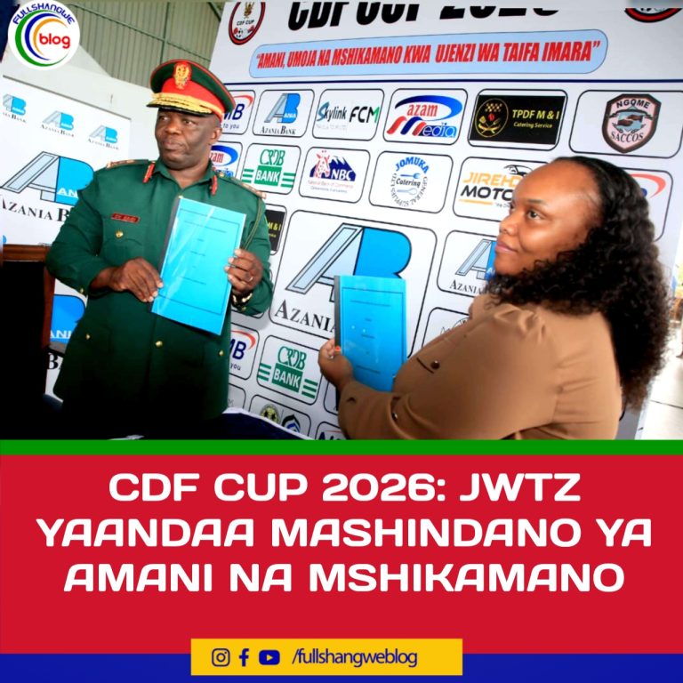 CDF CUP 2026: JWTZ YAANDAA MASHINDANO YA AMANI NA MSHIKAMANO