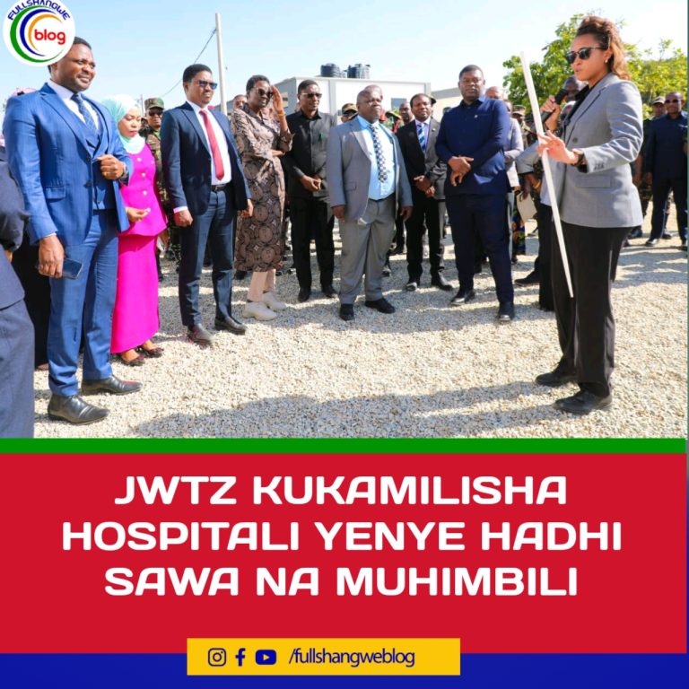 JWTZ KUKAMILISHA HOSPITALI YENYE HADHI SAWA NA MUHIMBILI