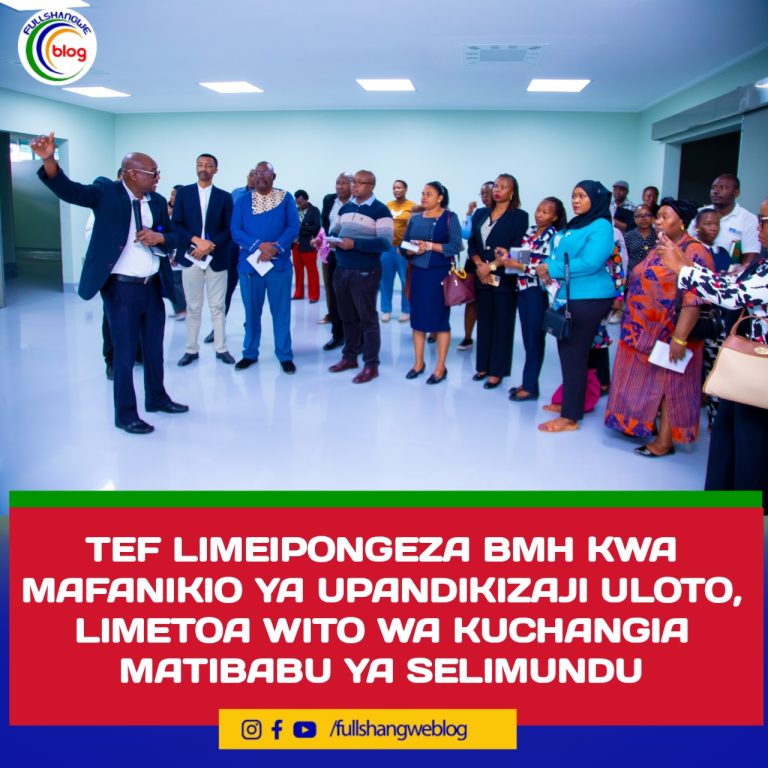 TEF LIMEIPONGEZA BMH KWA MAFANIKIO YA UPANDIKIZAJI ULOTO, LIMETOA WITO WA KUCHANGIA MATIBABU YA SELIMUNDU