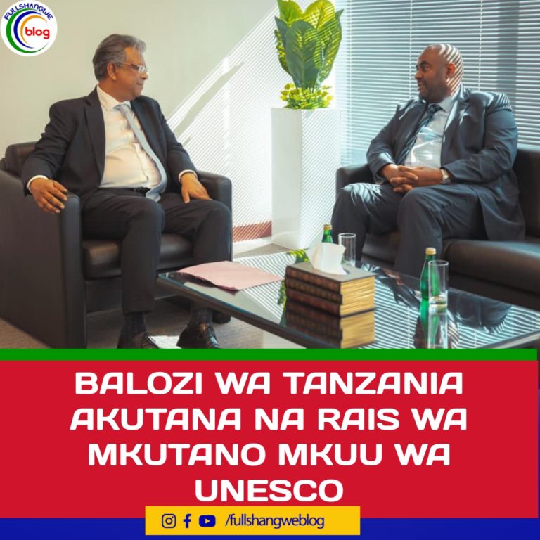 BALOZI WA TANZANIA AKUTANA NA RAIS WA MKUTANO MKUU WA UNESCO