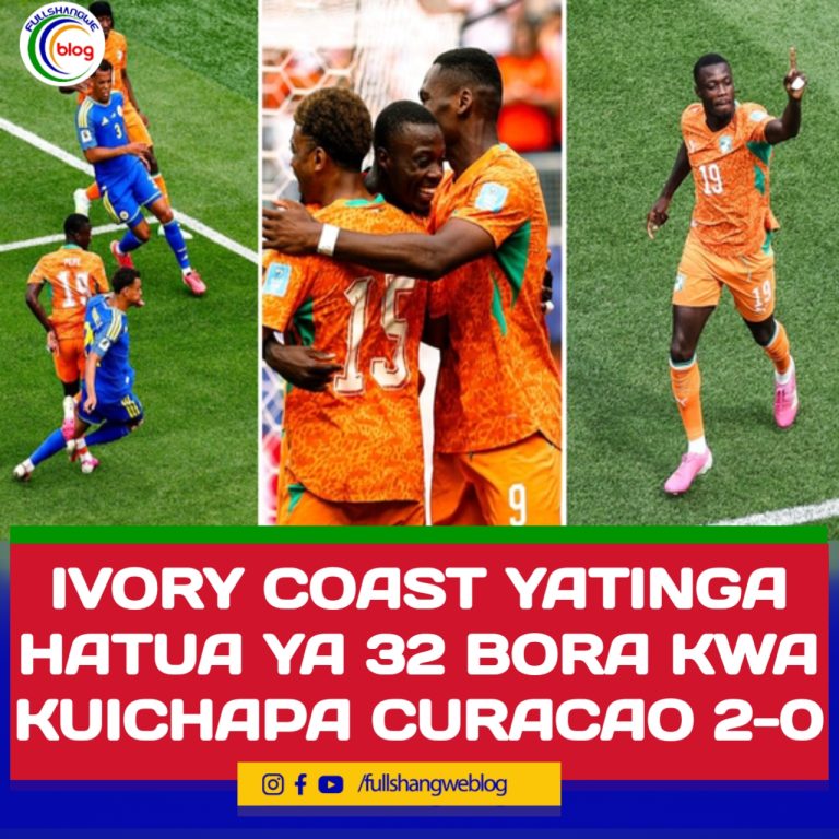 IVORY COAST YATINGA HATUA YA 32 BORA KWA KUICHAPA CURACAO 2-0