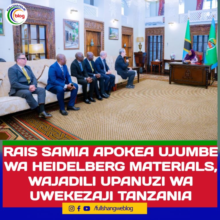 RAIS SAMIA APOKEA UJUMBE WA HEIDELBERG MATERIALS, WAJADILI UPANUZI WA UWEKEZAJI TANZANIA