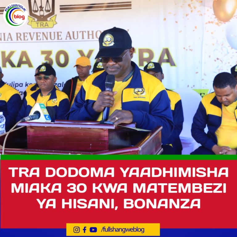 TRA DODOMA YAADHIMISHA MIAKA 30 KWA MATEMBEZI YA HISANI, BONANZA