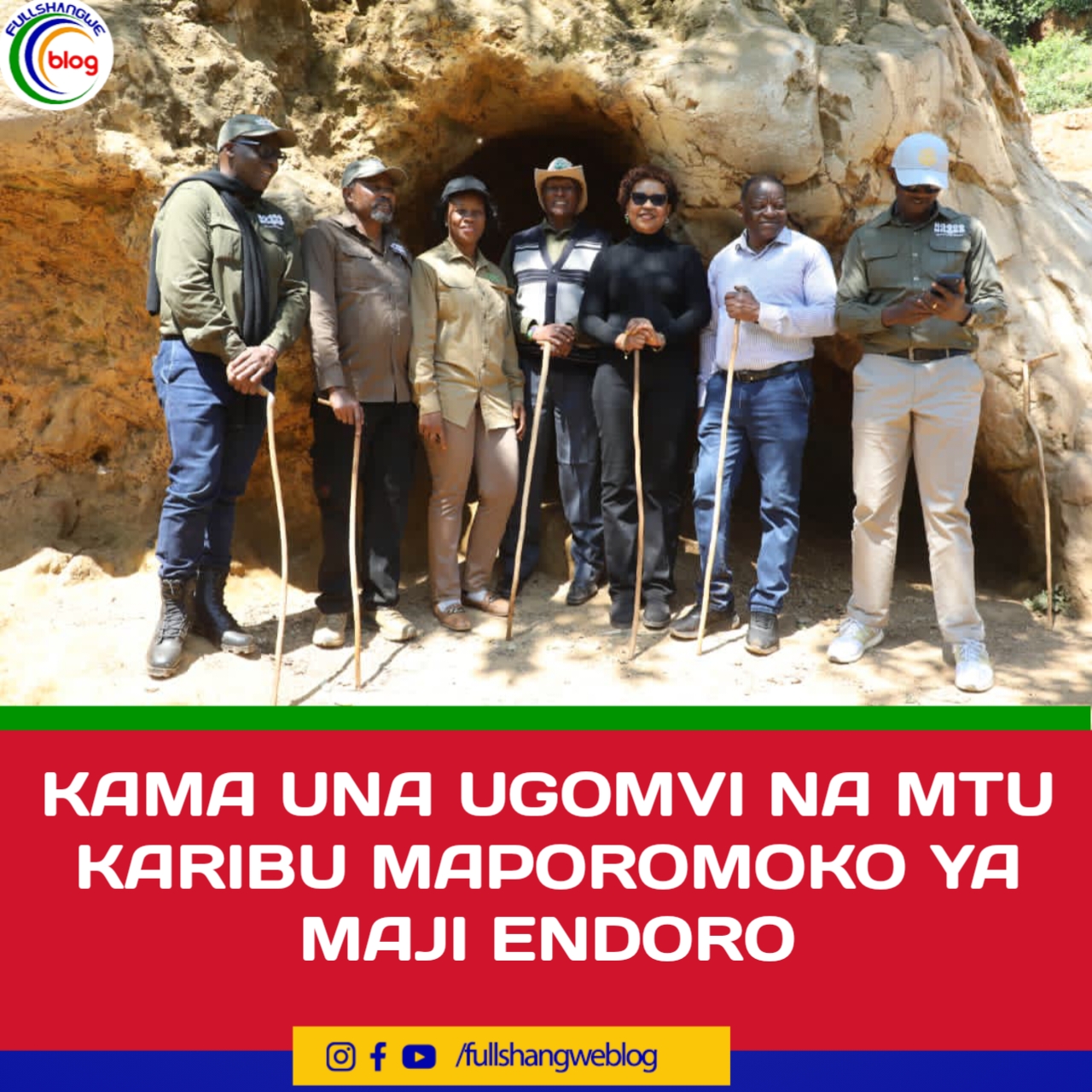 KAMA UNA UGOMVI NA MTU KARIBU MAPOROMOKO YA MAJI ENDORO