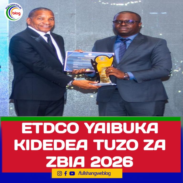 ETDCO YAIBUKA KIDEDEA TUZO ZA ZBIA 2026