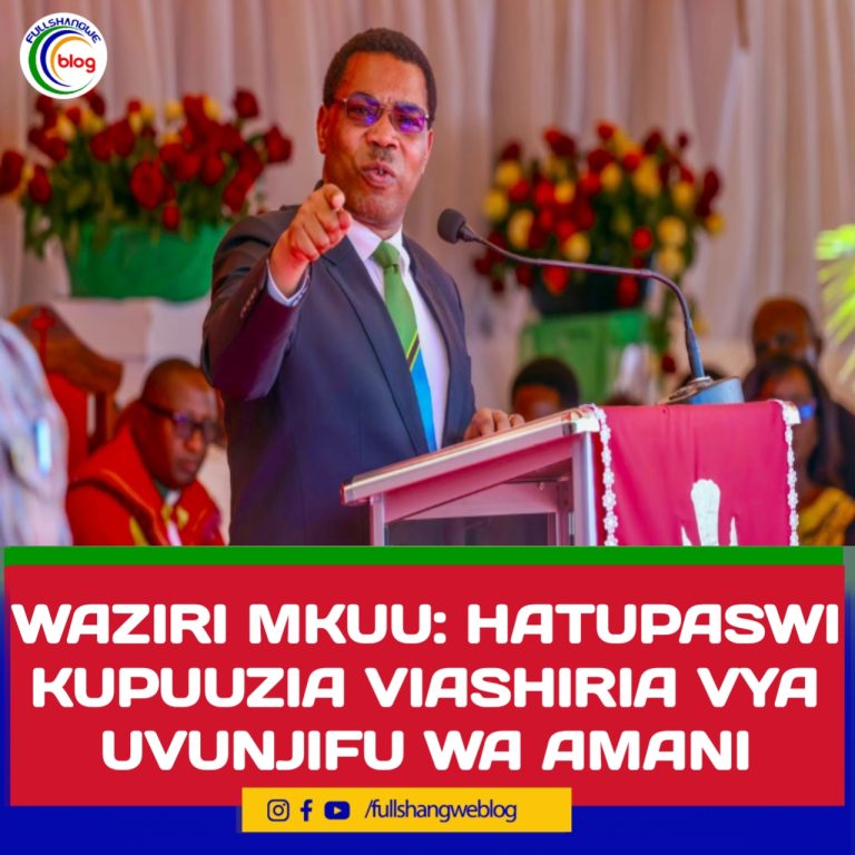 WAZIRI MKUU: HATUPASWI KUPUUZIA VIASHIRIA VYA UVUNJIFU WA AMANI
