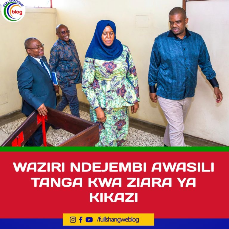 WAZIRI NDEJEMBI AWASILI TANGA KWA ZIARA YA KIKAZI