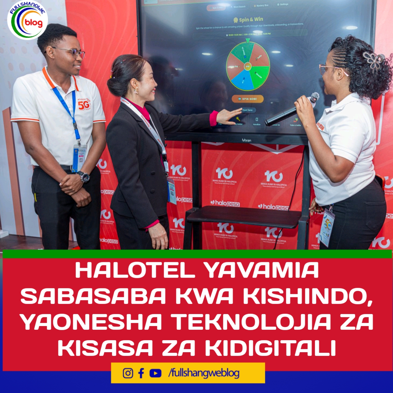HALOTEL YAVAMIA SABASABA KWA KISHINDO, YAONESHA TEKNOLOJIA ZA KISASA ZA KIDIGITALI