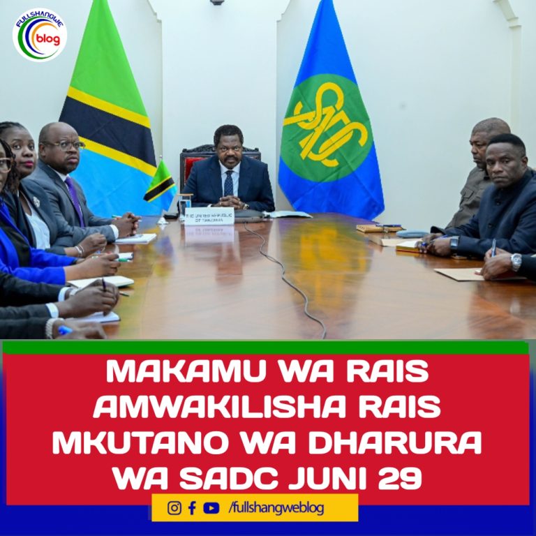 MAKAMU WA RAIS AMWAKILISHA RAIS MKUTANO WA DHARURA WA SADC JUNI 29