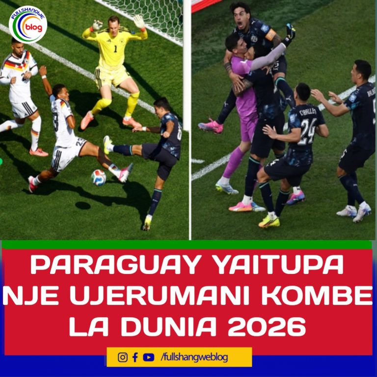 PARAGUAY YAITUPA NJE UJERUMANI KOMBE LA DUNIA 2026
