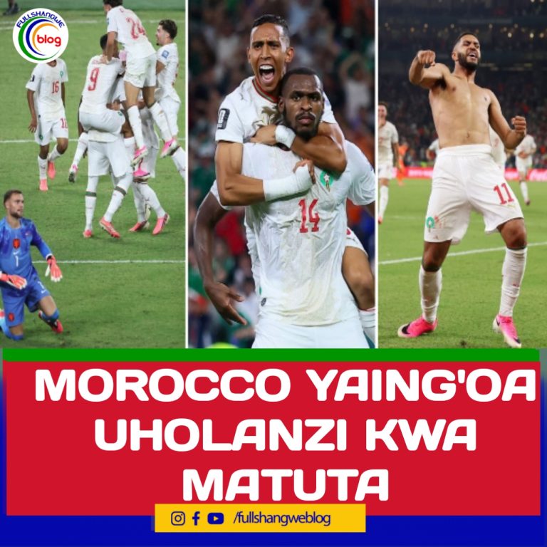 MOROCCO YAING’OA UHOLANZI KWA MATUTA