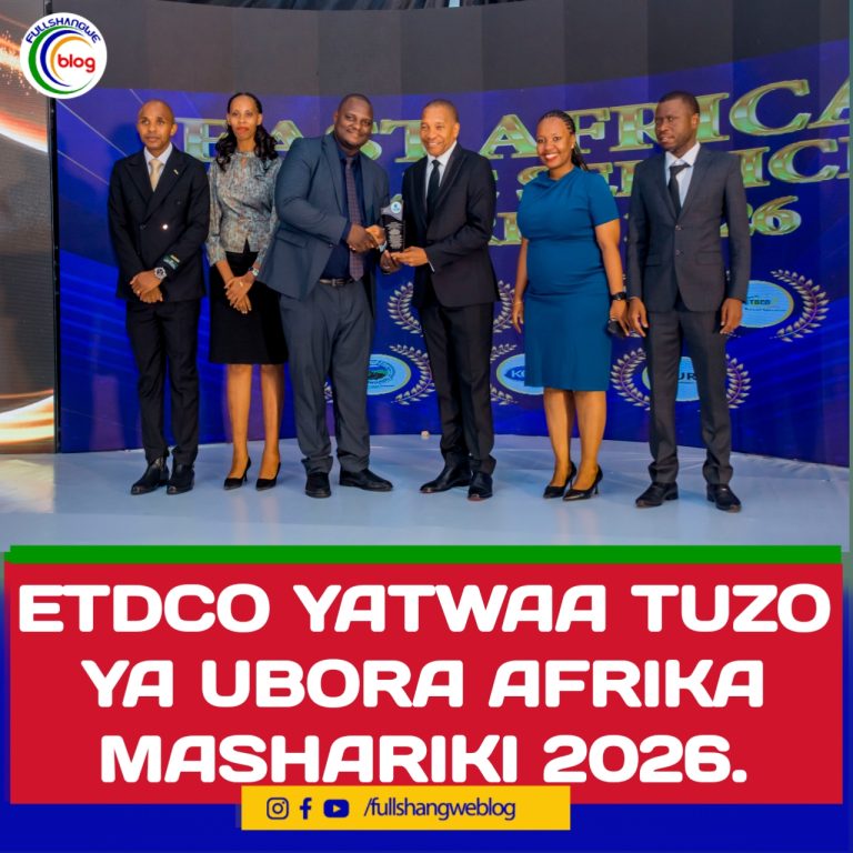 ETDCO YATWAA TUZO YA UBORA AFRIKA MASHARIKI 2026