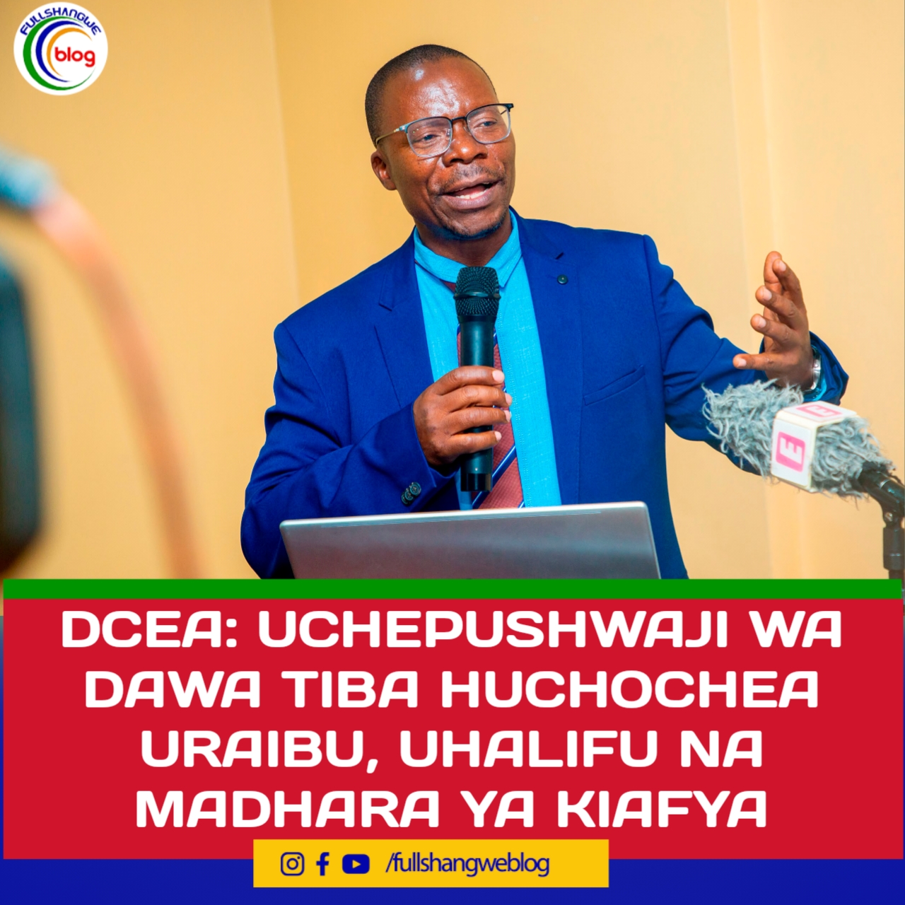 DCEA: UCHEPUSHWAJI WA DAWA TIBA HUCHOCHEA URAIBU, UHALIFU NA MADHARA YA KIAFYA