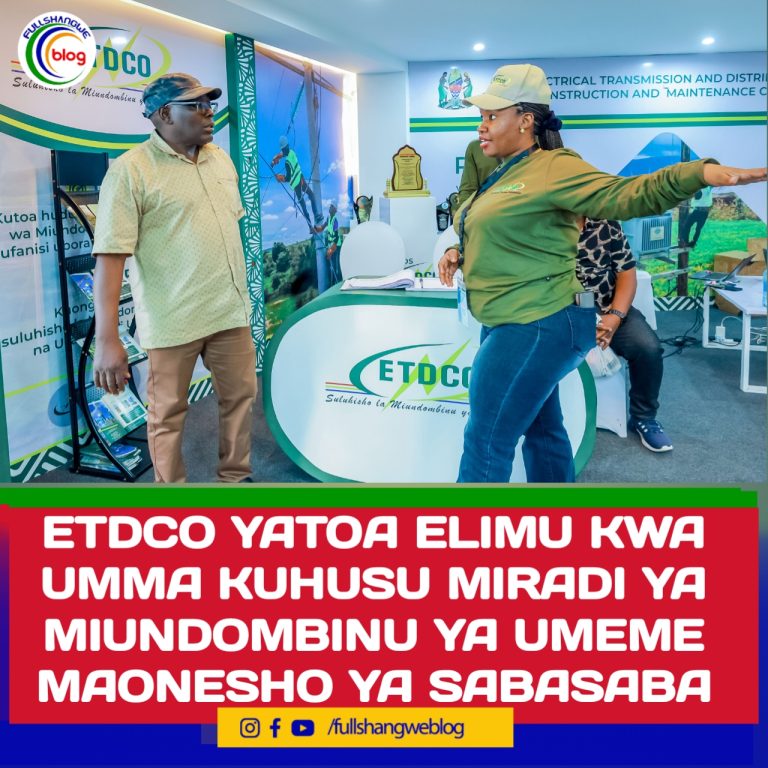 ETDCO YATOA ELIMU KWA UMMA KUHUSU MIRADI YA MIUNDOMBINU YA UMEME MAONESHO YA SABASABA
