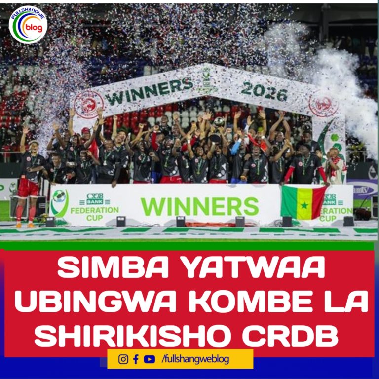 SIMBA YATWAA UBINGWA KOMBE LA SHIRIKISHO CRDB