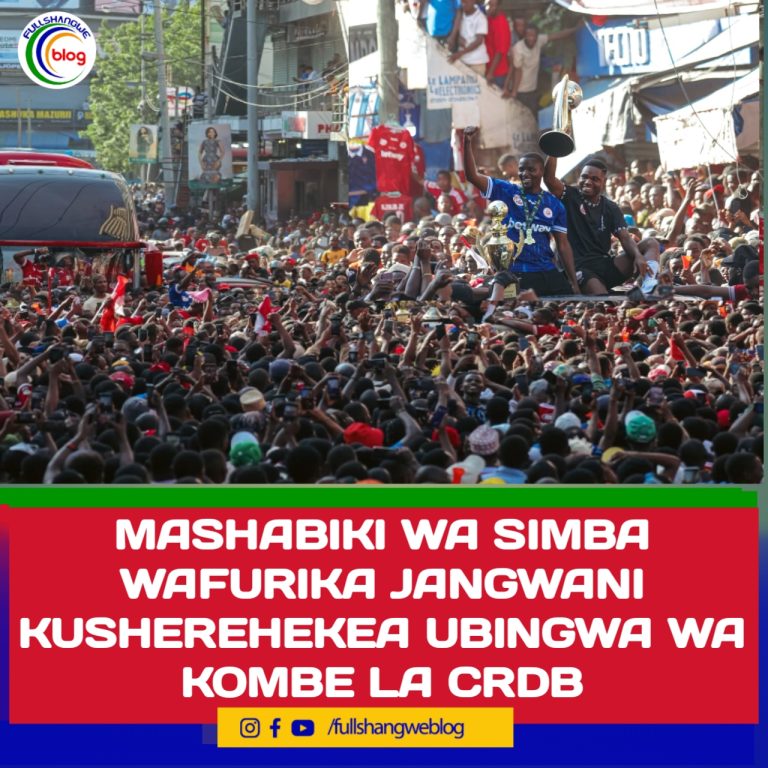 MASHABIKI WA SIMBA  WAFURIKA JANGWANI KUSHEREHEKEA UBINGWA WA KOMBE LA CRDB