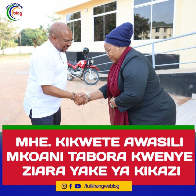 MHE. KIKWETE AWASILI MKOANI TABORA KWENYE ZIARA YAKE YA KIKAZI
