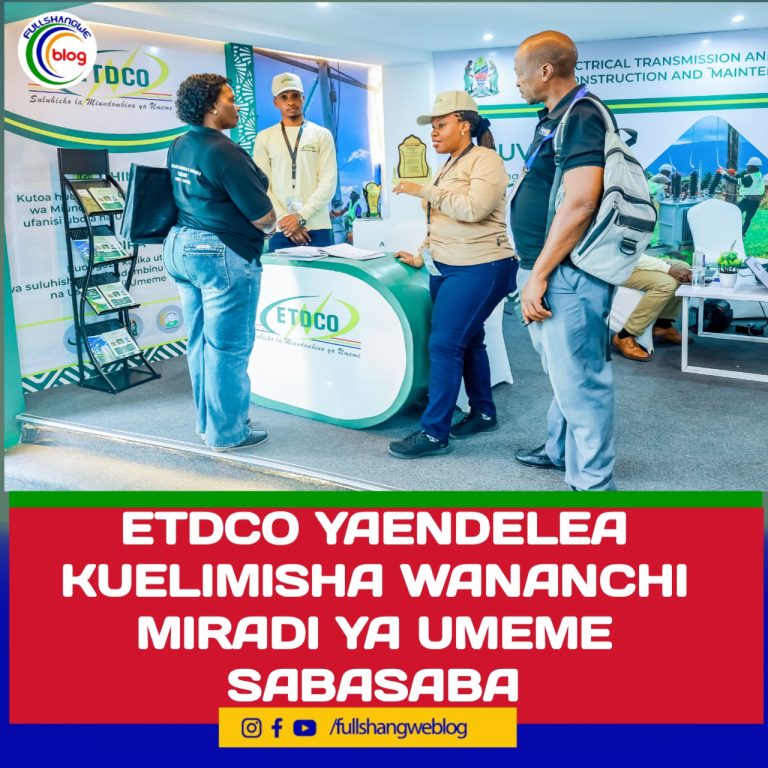 ETDCO YAENDELEA KUELIMISHA WANANCHI MIRADI YA UMEME SABASABA