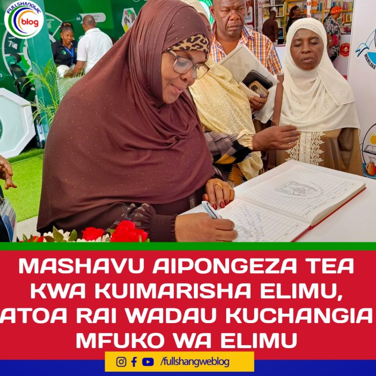 MASHAVU AIPONGEZA TEA KWA KUIMARISHA ELIMU, ATOA RAI WADAU KUCHANGIA MFUKO WA ELIMU
