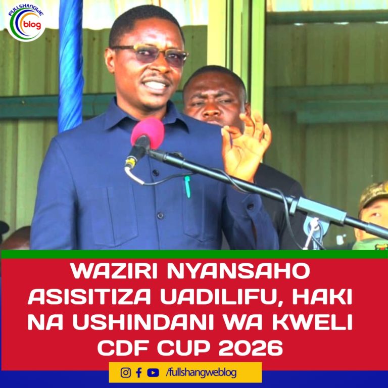 WAZIRI NYANSAHO ASISITIZA UADILIFU, HAKI NA USHINDANI WA KWELI CDF CUP 2026
