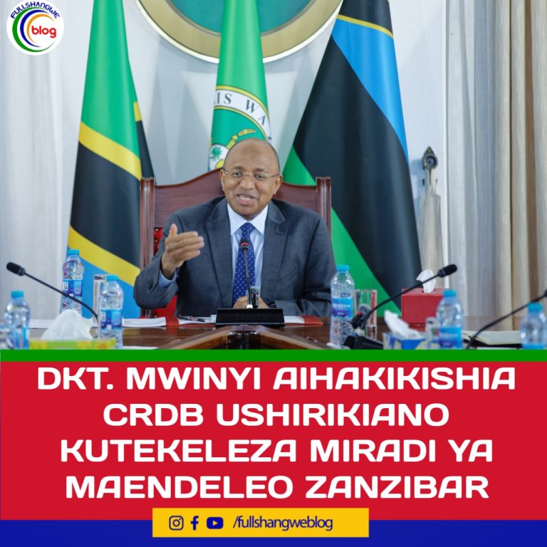 RAIS DKT. MWINYI AIHAKIKISHIA CRDB USHIRIKIANO KUTEKELEZA MIRADI YA MAENDELEO ZANZIBAR