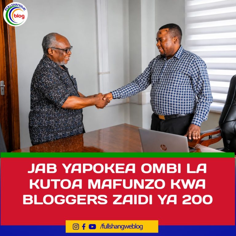 JAB YAPOKEA OMBI LA KUTOA MAFUNZO KWA BLOGGERS ZAIDI YA 200