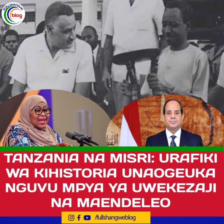 TANZANIA NA MISRI: URAFIKI WA KIHISTORIA UNAOGEUKA NGUVU MPYA YA UWEKEZAJI NA MAENDELEO