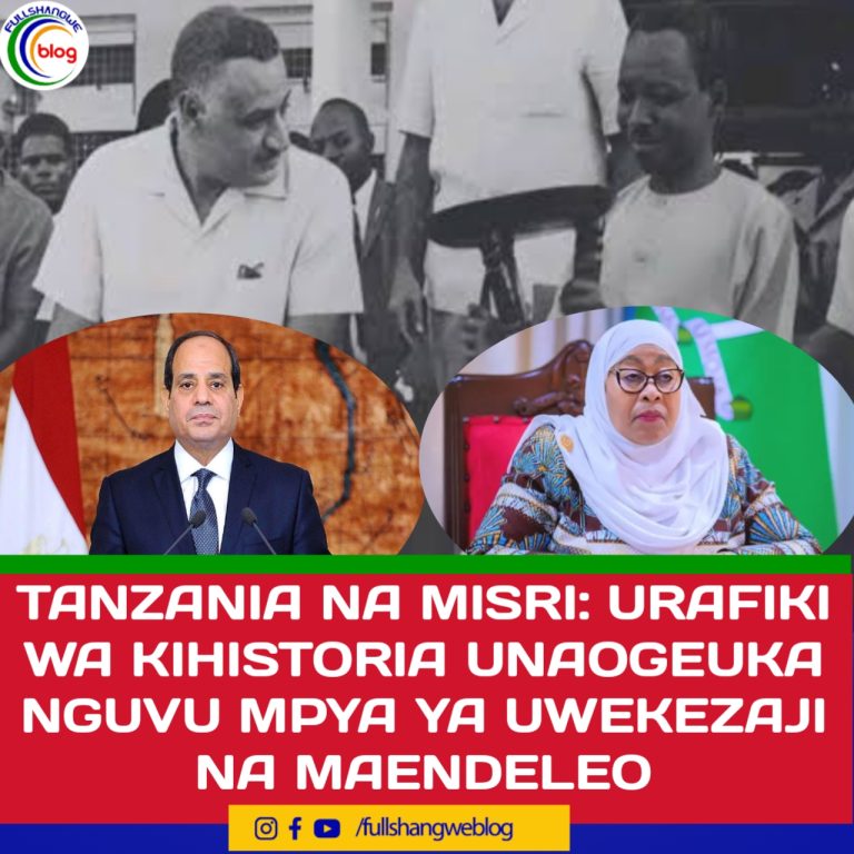 TANZANIA NA MISRI: URAFIKI WA KIHISTORIA UNAOGEUKA NGUVU MPYA YA UWEKEZAJI NA MAENDELEO