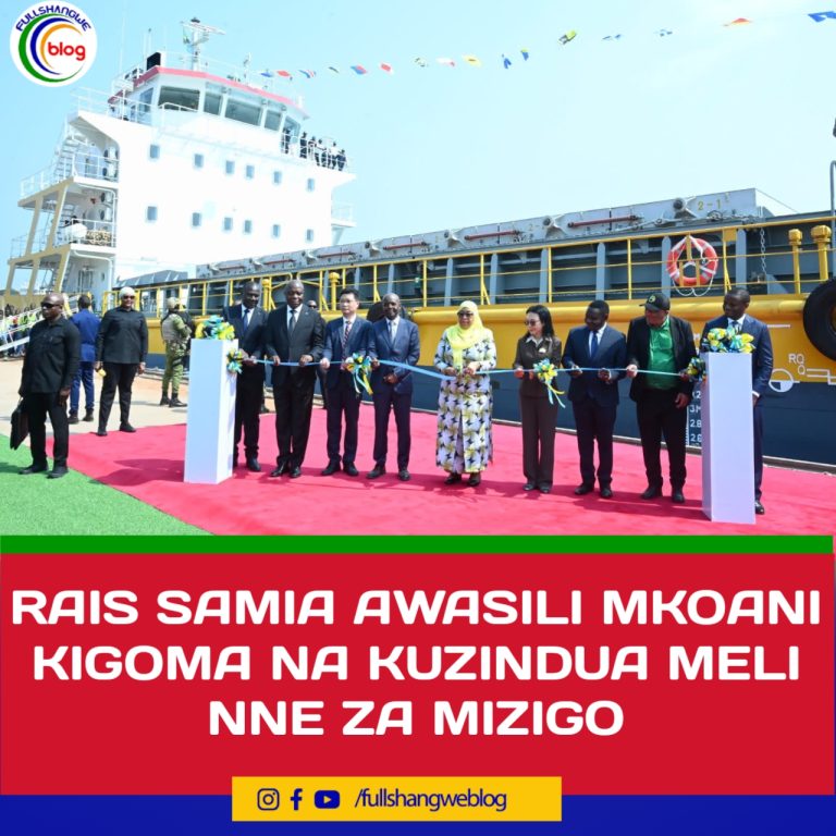 RAIS SAMIA AWASILI MKOANI KIGOMA NA KUZINDUA MELI NNE ZA MIZIGO