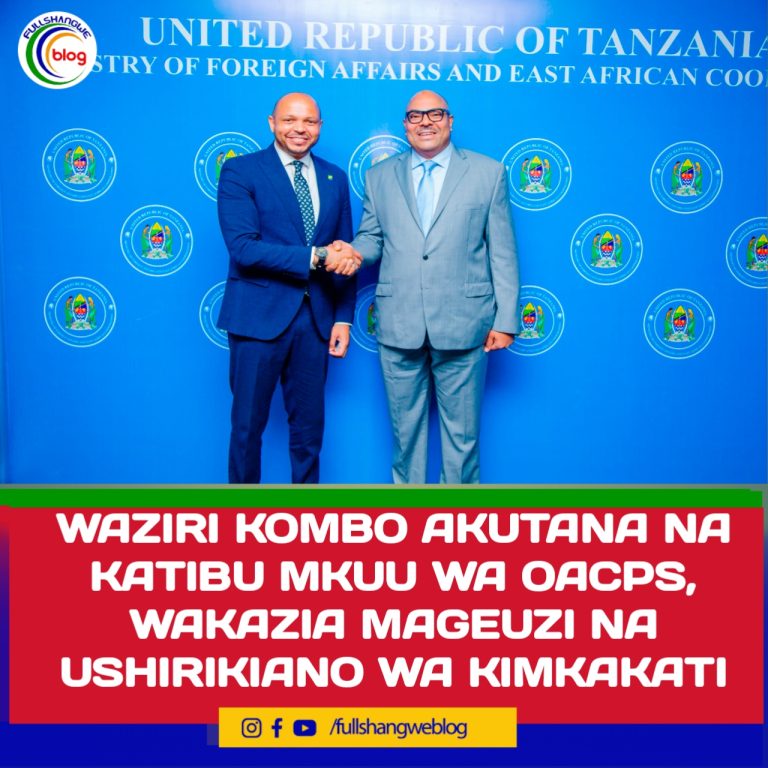 WAZIRI KOMBO AKUTANA NA KATIBU MKUU WA OACPS, WAKAZIA MAGEUZI NA USHIRIKIANO WA KIMKAKATI