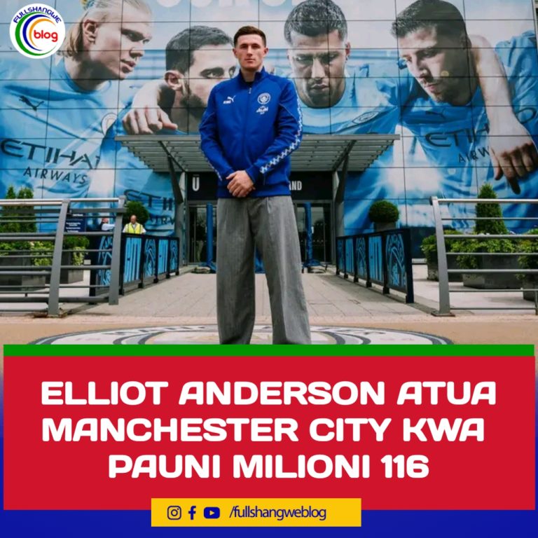 ELLIOT ANDERSON ATUA MANCHESTER CITY KWA PAUNI MILIONI 116