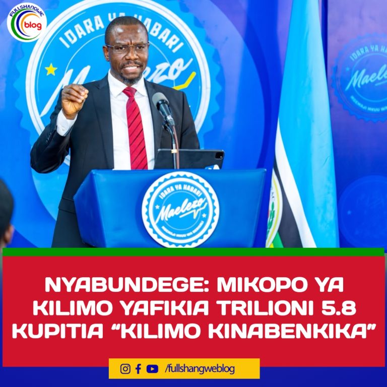 NYABUNDEGE: MIKOPO YA KILIMO YAFIKIA TRILIONI 5.8 KUPITIA “KILIMO KINABENKIKA”