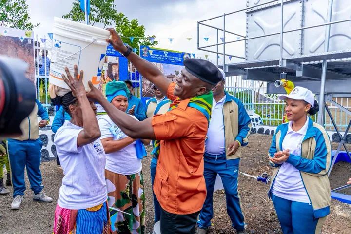 KIONGOZI WA MBIO ZA MWENGE WA UHURU KITAIFA 2026 AZINDUA MRADI WA UJENZI WA TENKI LA MAJI KIMONDOROS