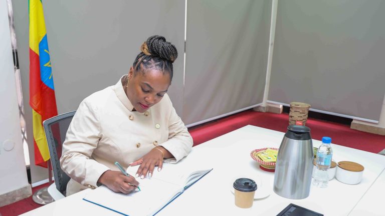MHE. SALOME ATEMBELEA UBALOZI WA TANZANIA NCHINI ETHIOPIA