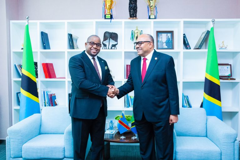 WAZIRI KOMBO AKUTANA NA MJUMBE MAALUM WA RAIS WA DRC