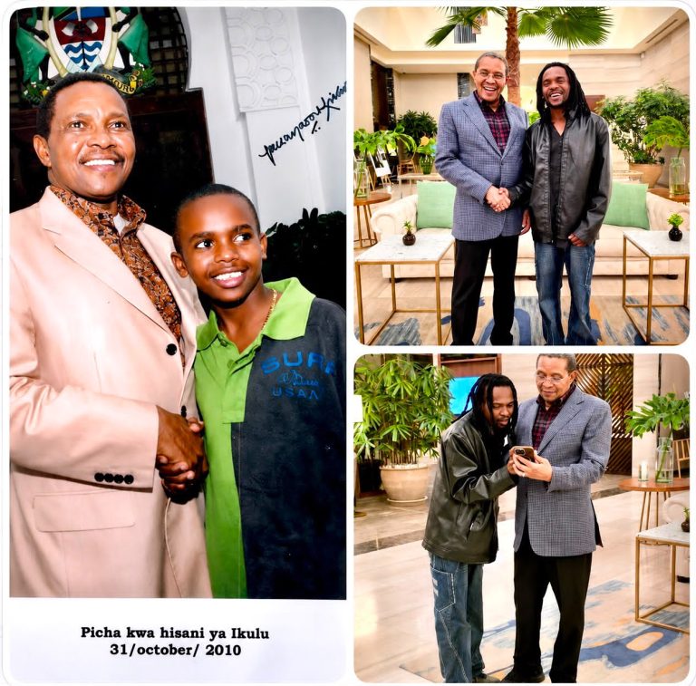 JK AONESHWA PICHA ALIYOPIGA NA DOGO JANJA MWAKA 2010