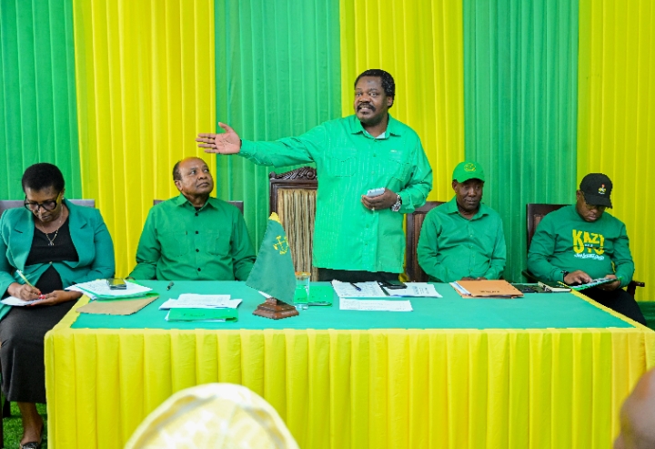 MAKAMU WA RAIS ASHIRIKI KIKAO CHA NEC CHA MKOA WA DODOMA