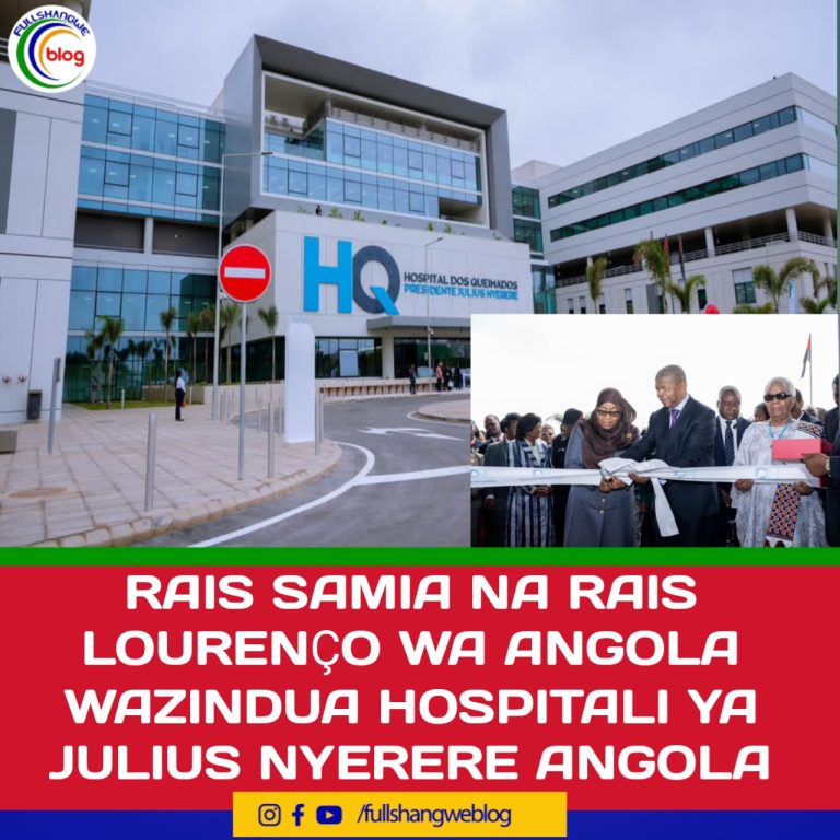 RAIS SAMIA NA RAIS LOURENÇO WA ANGOLA WAZINDUA HOSPITALI YA JULIUS NYERERE ANGOLA