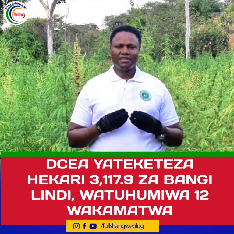 DCEA YATEKETEZA HEKARI 3,117.9 ZA BANGI LINDI, WATUHUMIWA 12 WAKAMATWA