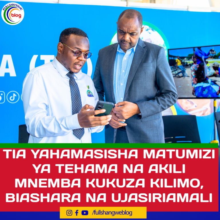 TIA YAHAMASISHA MATUMIZI YA TEHAMA NA AKILI MNEMBA KUKUZA KILIMO, BIASHARA NA UJASIRIAMALI