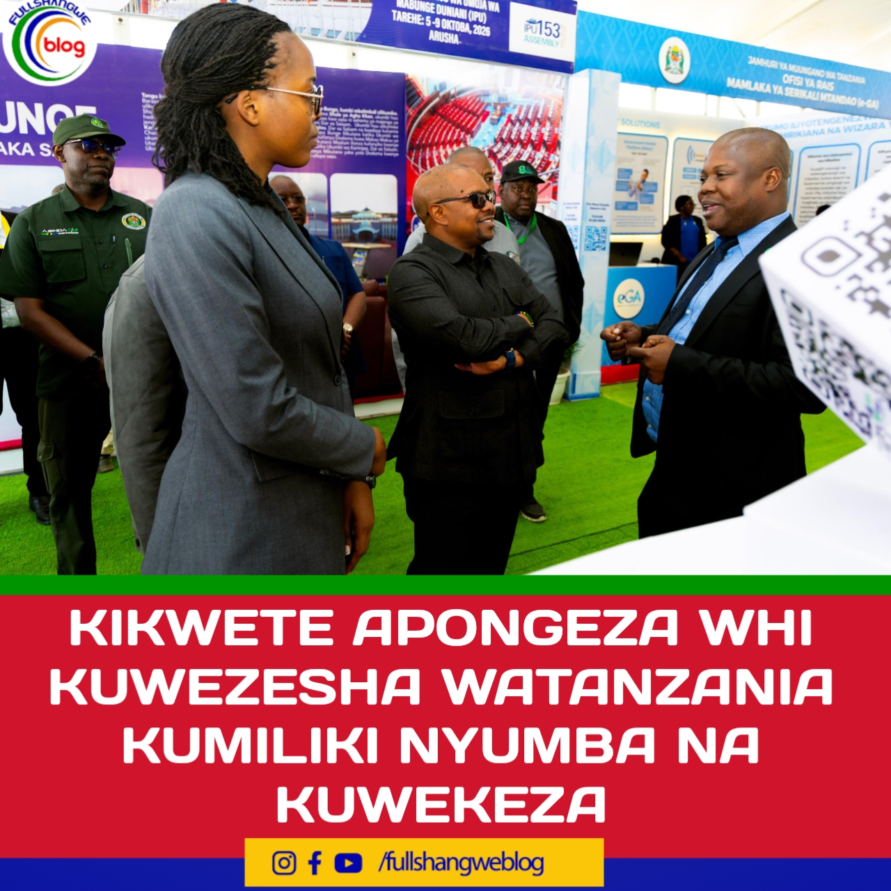 KIKWETE APONGEZA WHI KUWEZESHA WATANZANIA KUMILIKI NYUMBA NA KUWEKEZA