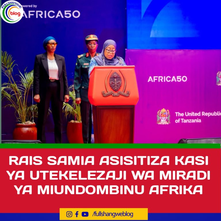 RAIS SAMIA ASISITIZA KASI YA UTEKELEZAJI WA MIRADI YA MIUNDOMBINU AFRIKA