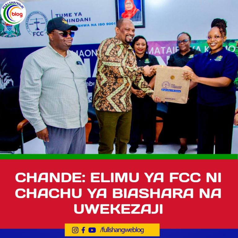 CHANDE: ELIMU YA FCC NI CHACHU YA BIASHARA NA UWEKEZAJI