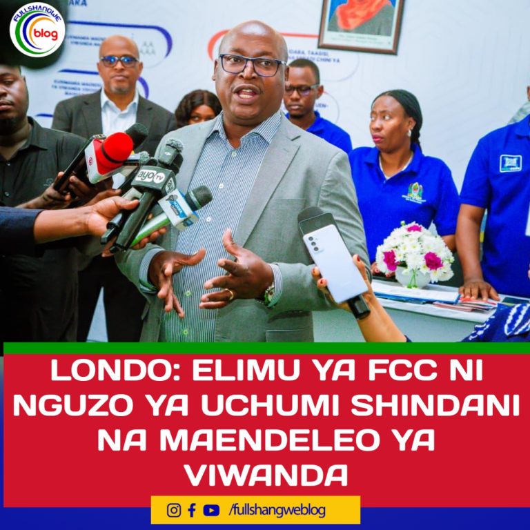 LONDO: ELIMU YA FCC NI NGUZO YA UCHUMI SHINDANI NA MAENDELEO YA VIWANDA
