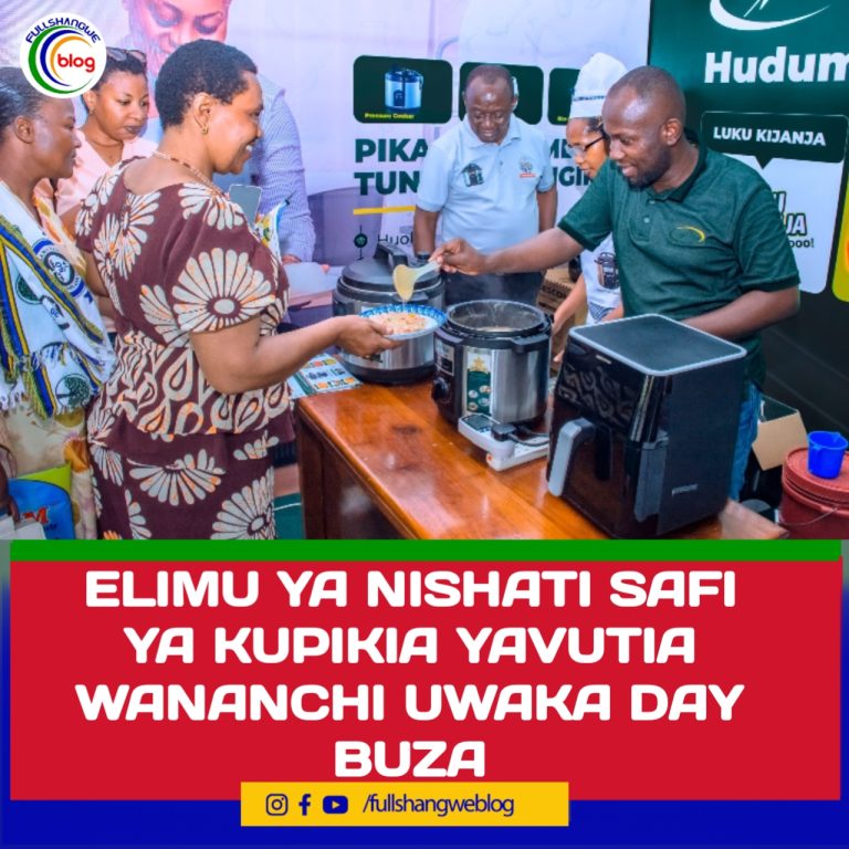 ELIMU YA NISHATI SAFI YA KUPIKIA YAVUTIA WANANCHI UWAKA DAY BUZA