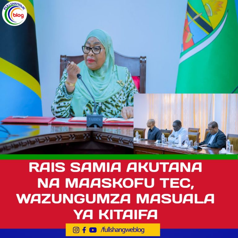 RAIS SAMIA AKUTANA NA MAASKOFU TEC, WAZUNGUMZA MASUALA YA KITAIFA